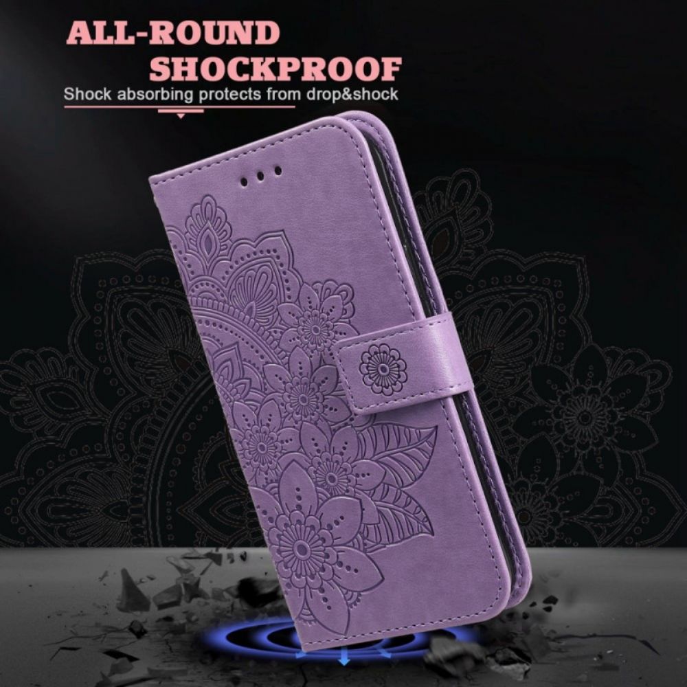 Lederhüllen Für Samsung Galaxy A33 5G Blumen-mandala