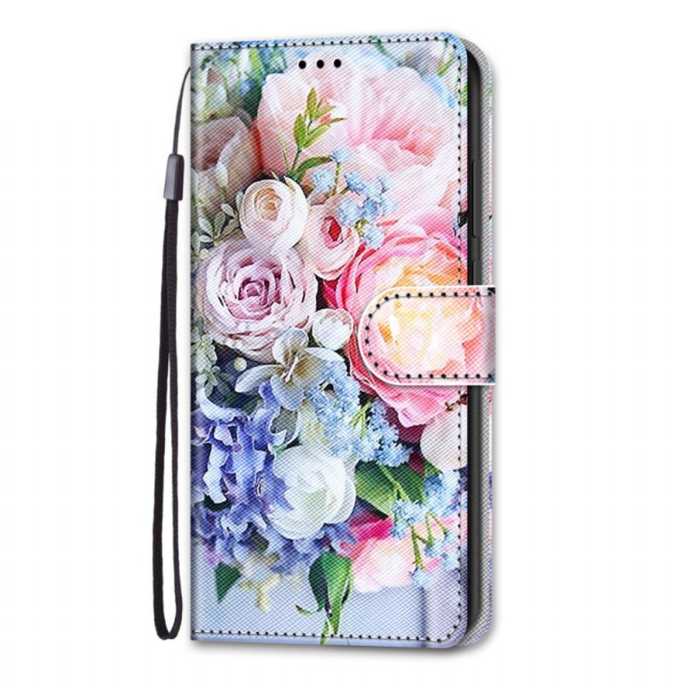 Lederhüllen Für Samsung Galaxy A33 5G Blumenwunder