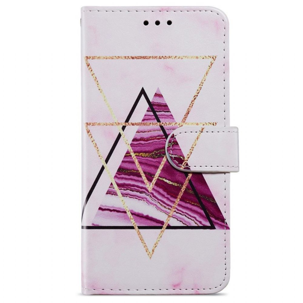 Lederhüllen Für Samsung Galaxy A33 5G Intensives Marmor