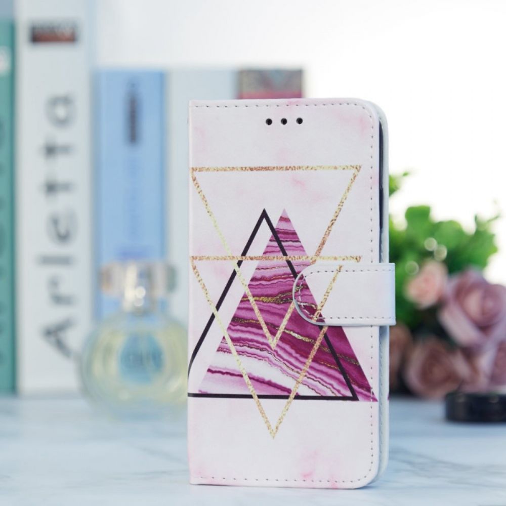 Lederhüllen Für Samsung Galaxy A33 5G Intensives Marmor