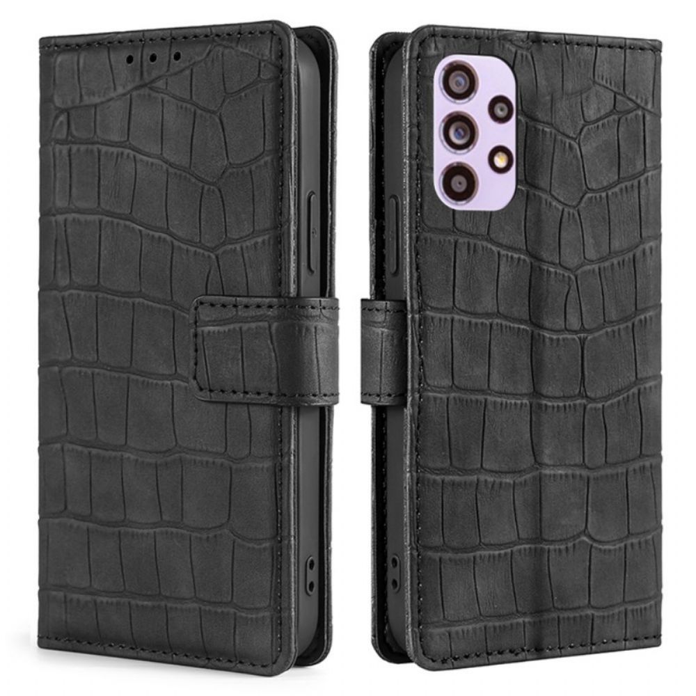 Lederhüllen Für Samsung Galaxy A33 5G Krokodil