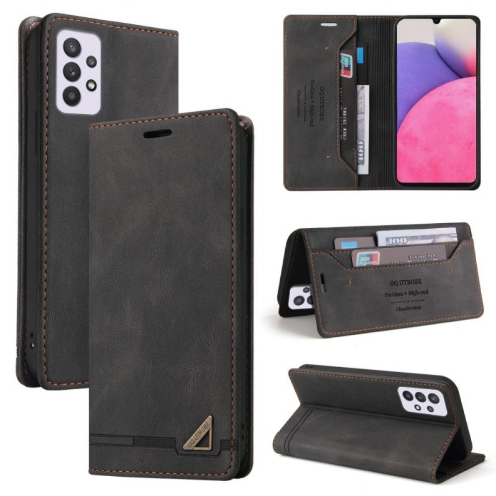Schutzhülle Für Samsung Galaxy A33 5G Flip Case Kunstleder Gq.utrobe