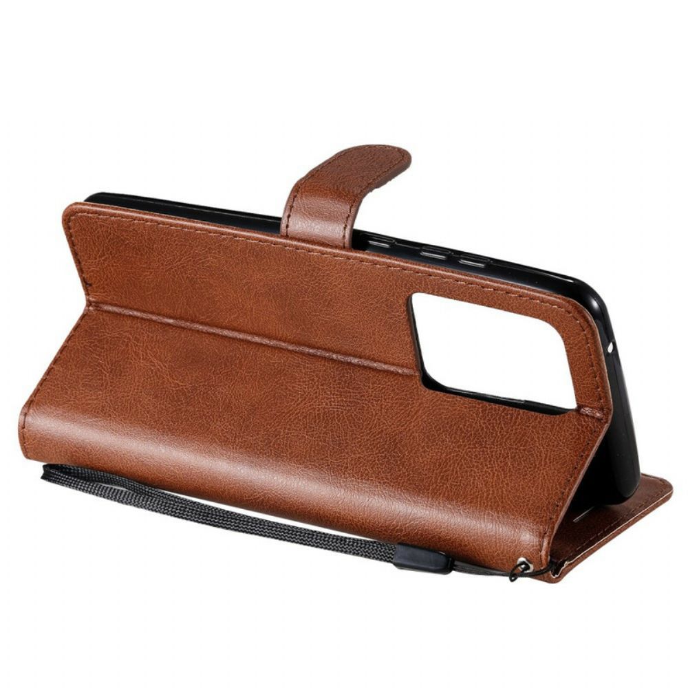 Flip Case Für Samsung Galaxy S20 Ultra Mit Kordel Kunstlederband
