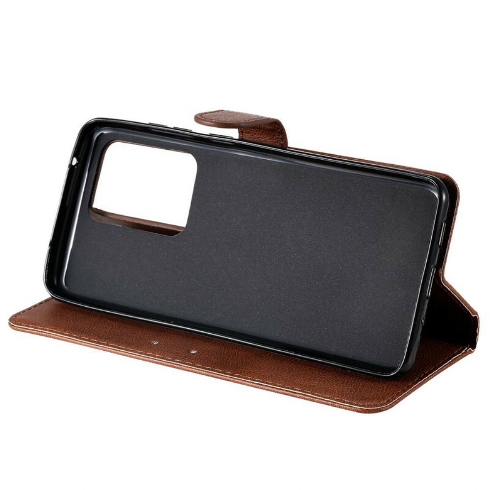 Flip Case Für Samsung Galaxy S20 Ultra Mit Kordel Kunstlederband
