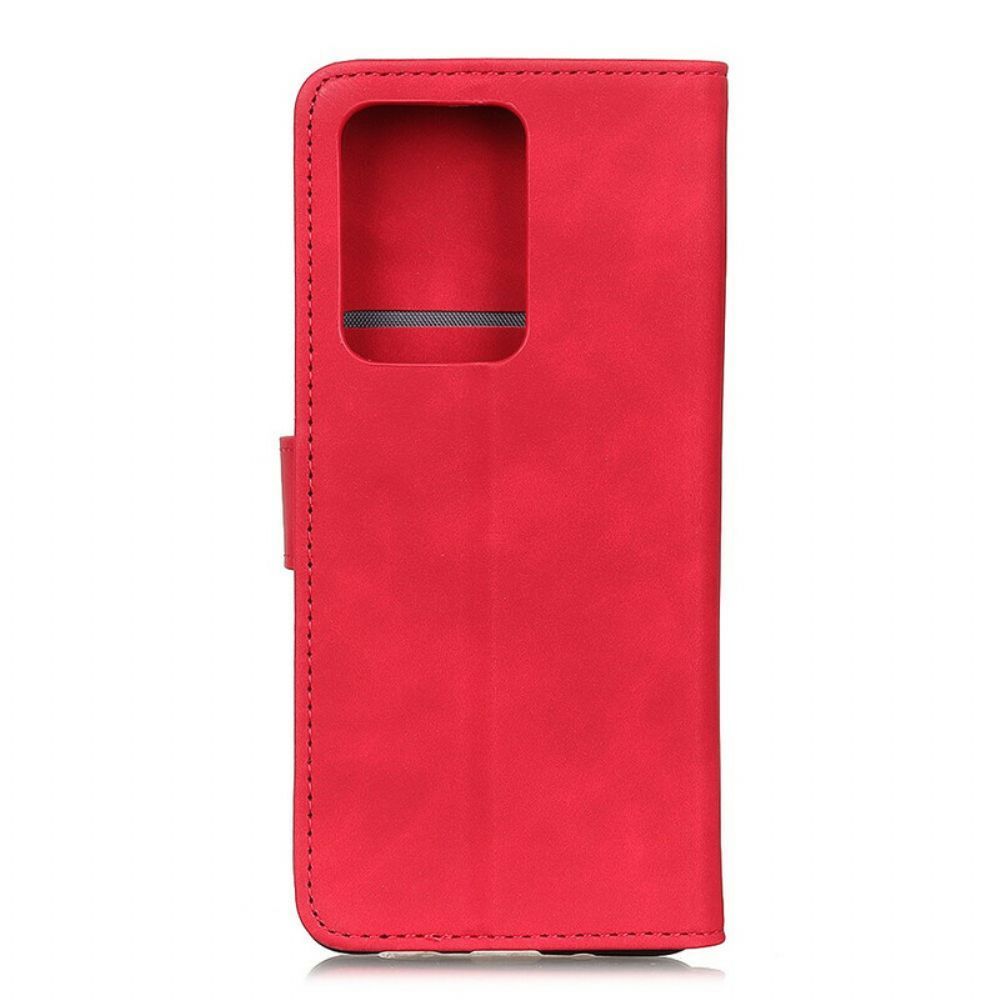 Flip Case Für Samsung Galaxy S20 Ultra Vintage Ledereffekt Khazneh