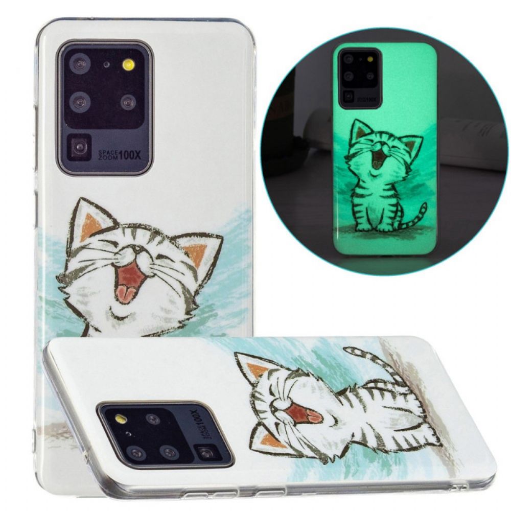 Handyhülle Für Samsung Galaxy S20 Ultra Fluoreszierende Kat.-nr