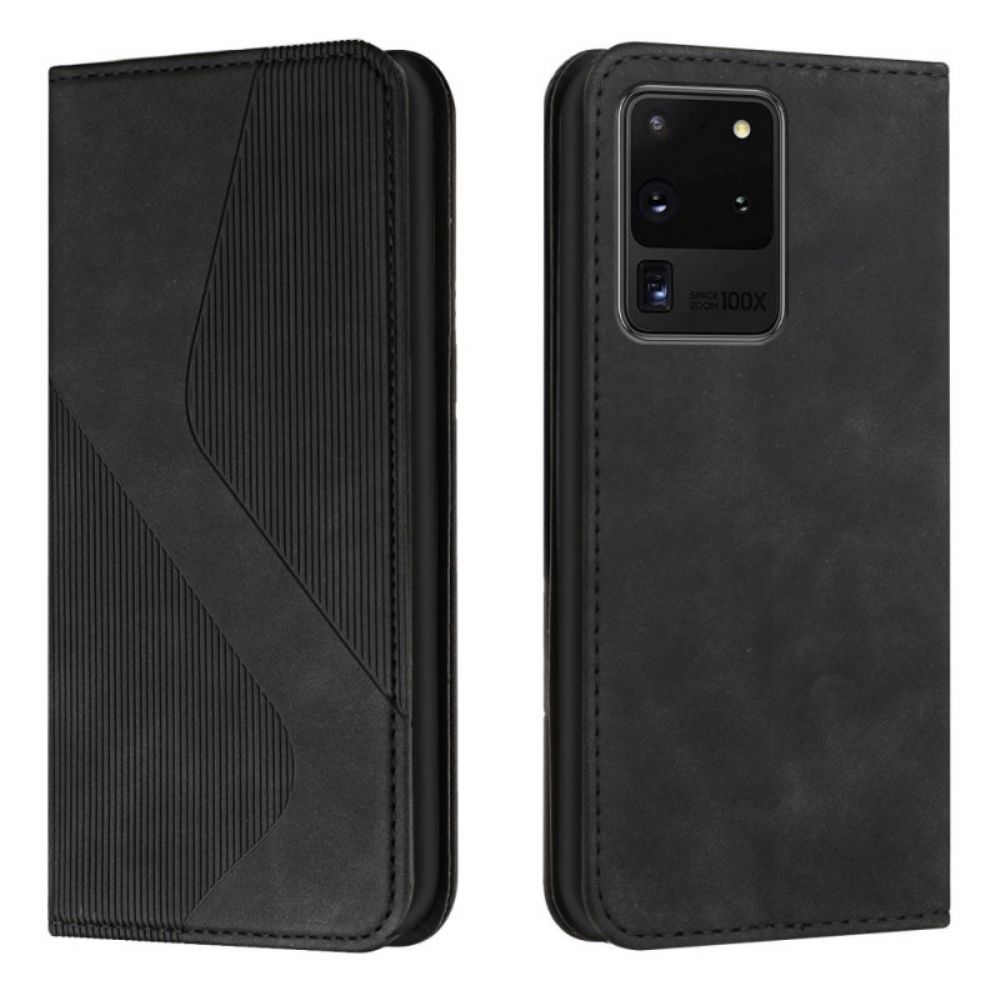 Schutzhülle Für Samsung Galaxy S20 Ultra Flip Case Lederoptik Im S-design