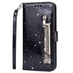Flip Case Für Samsung Galaxy S22 5G Geldbörse Mit Pailletten