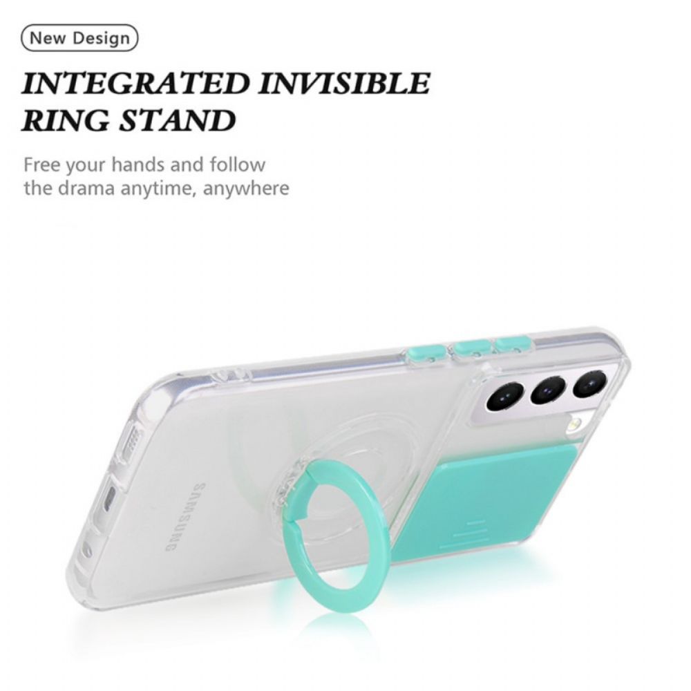 Handyhülle Für Samsung Galaxy S22 5G Ring-support Und Linsenschutz