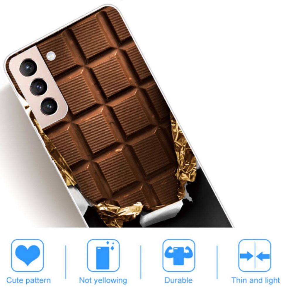 Handyhülle Für Samsung Galaxy S22 5G Schokolade Flexibel