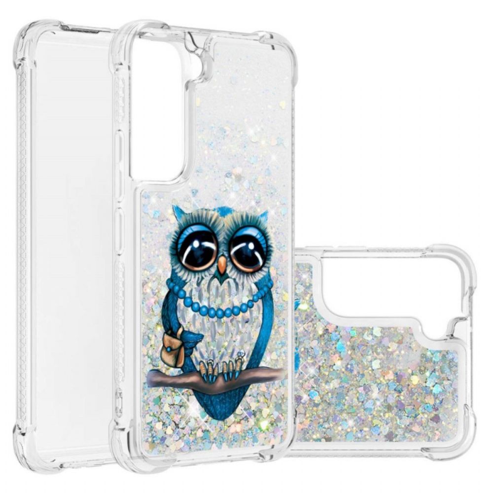 Hülle Für Samsung Galaxy S22 5G Fräulein Glitzereule