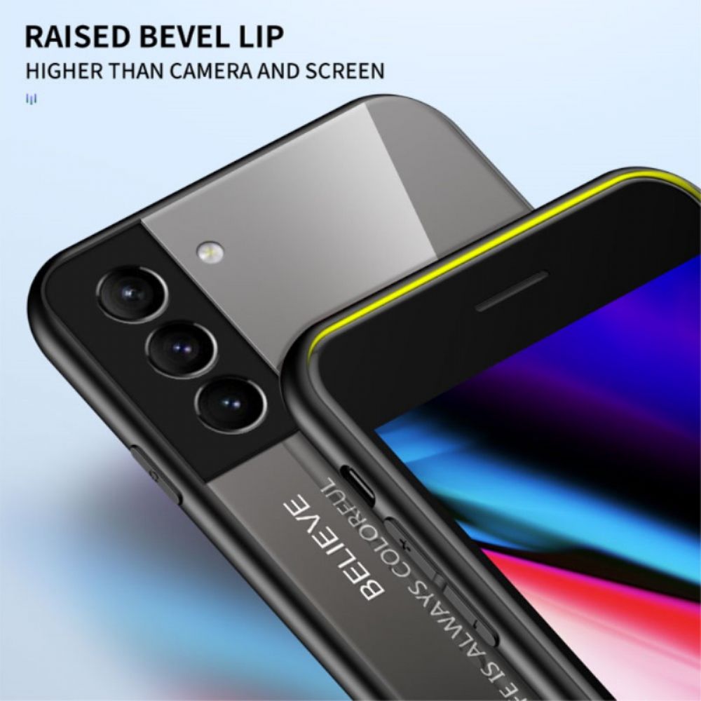 Hülle Für Samsung Galaxy S22 5G Hallo Tempered Glass