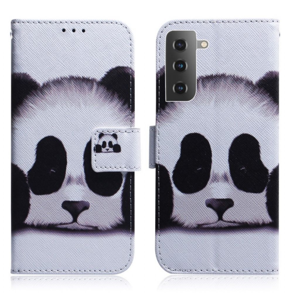Lederhüllen Für Samsung Galaxy S22 5G Pandagesicht