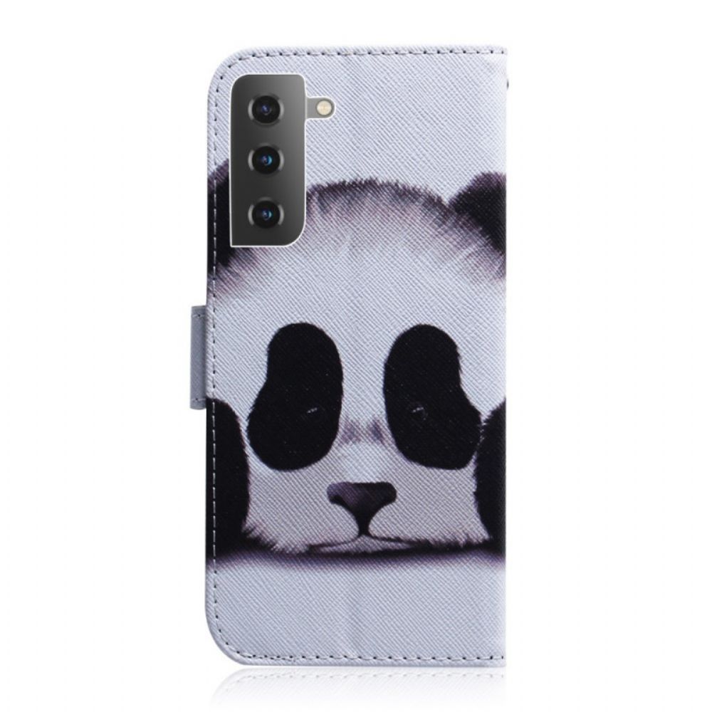 Lederhüllen Für Samsung Galaxy S22 5G Pandagesicht