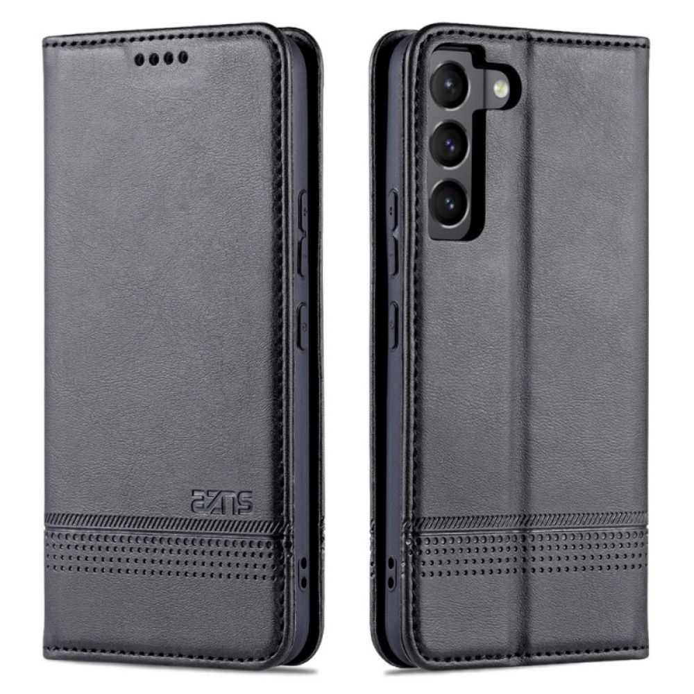 Schutzhülle Für Samsung Galaxy S22 5G Flip Case Azns-lederstil
