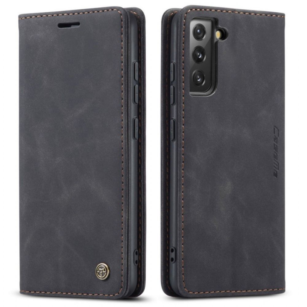 Schutzhülle Für Samsung Galaxy S22 5G Flip Case Caseme Kunstleder