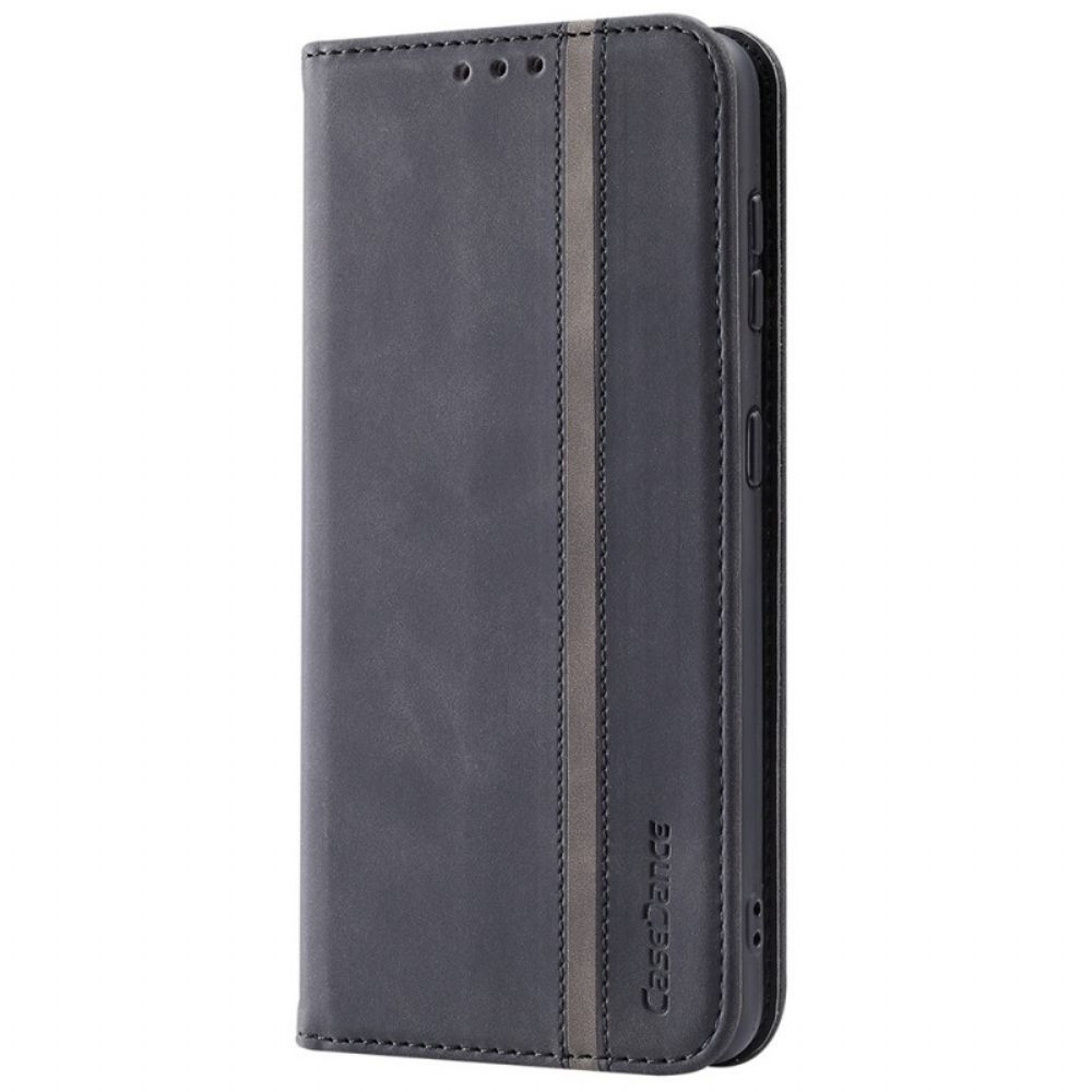 Schutzhülle Für Samsung Galaxy S22 5G Flip Case Etui Aus Kunstleder