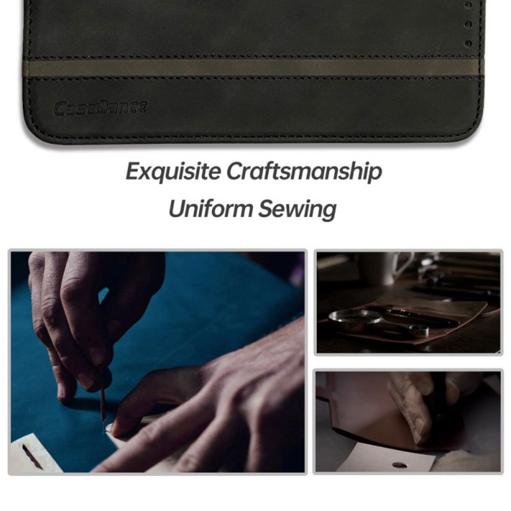 Schutzhülle Für Samsung Galaxy S22 5G Flip Case Etui Aus Kunstleder