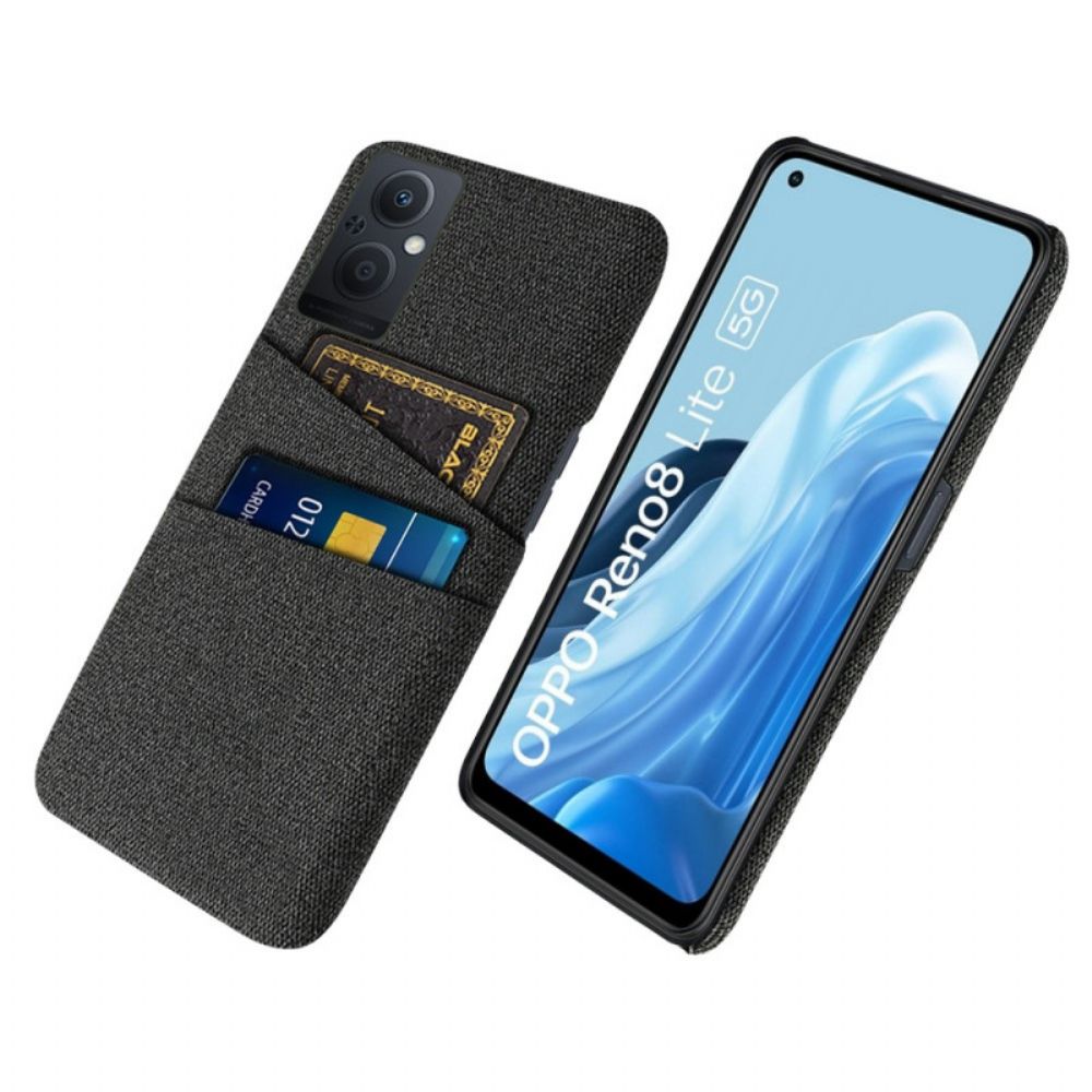 Hülle Für Oppo Reno 8 Lite Kartenhaltertuch