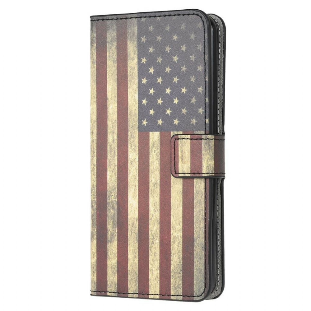 Flip Case Für Samsung Galaxy A71 Amerikanische Flagge