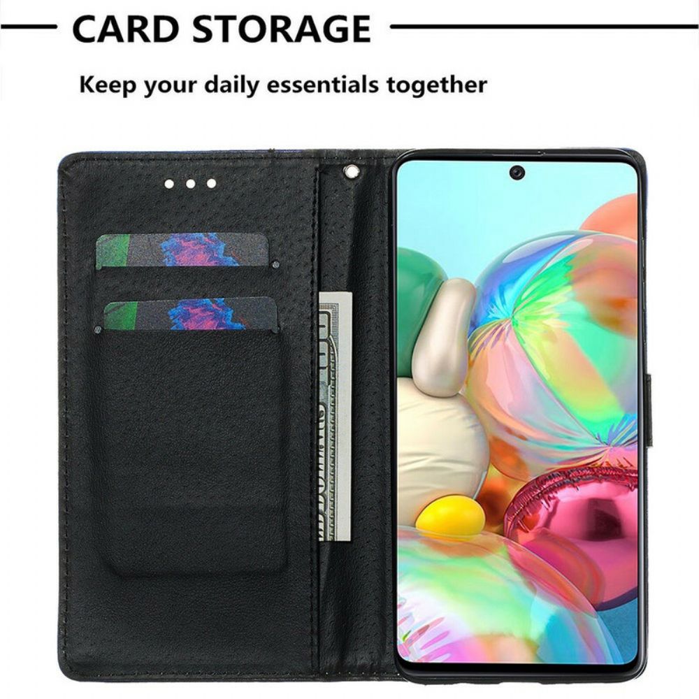 Flip Case Für Samsung Galaxy A71 Nachtiger