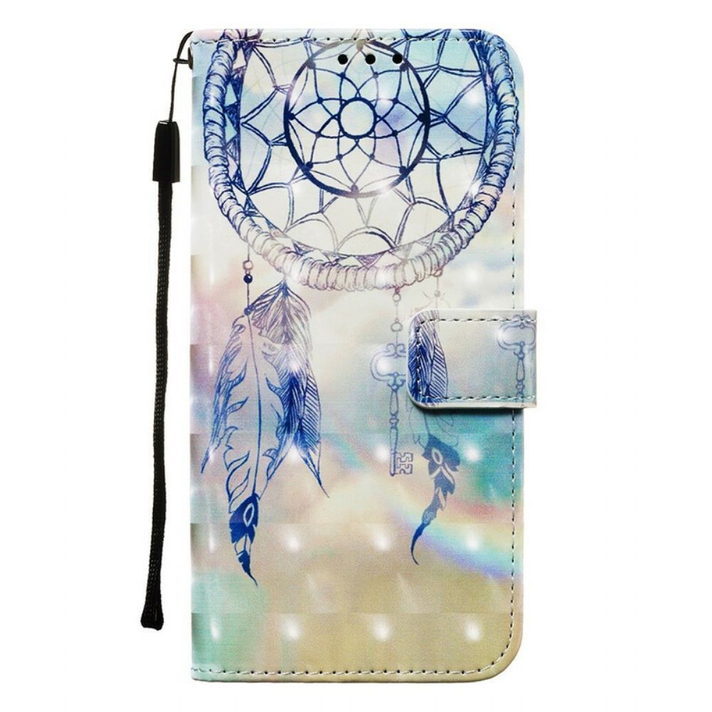 Flip Case Für Samsung Galaxy A71 Wasserfarbener Traumfänger
