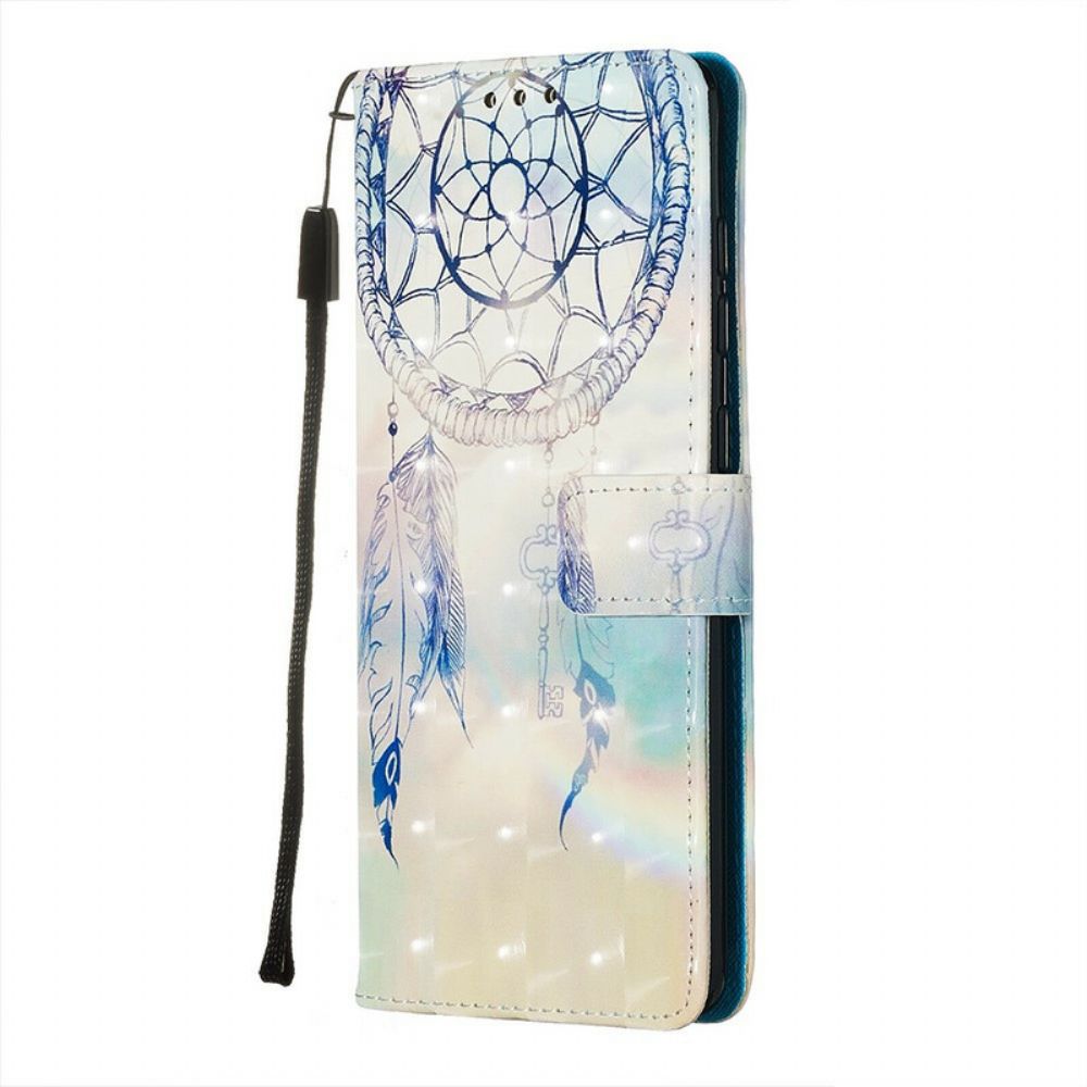 Flip Case Für Samsung Galaxy A71 Wasserfarbener Traumfänger