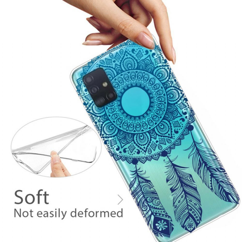 Handyhülle Für Samsung Galaxy A71 Einzelnes Blumen-mandala
