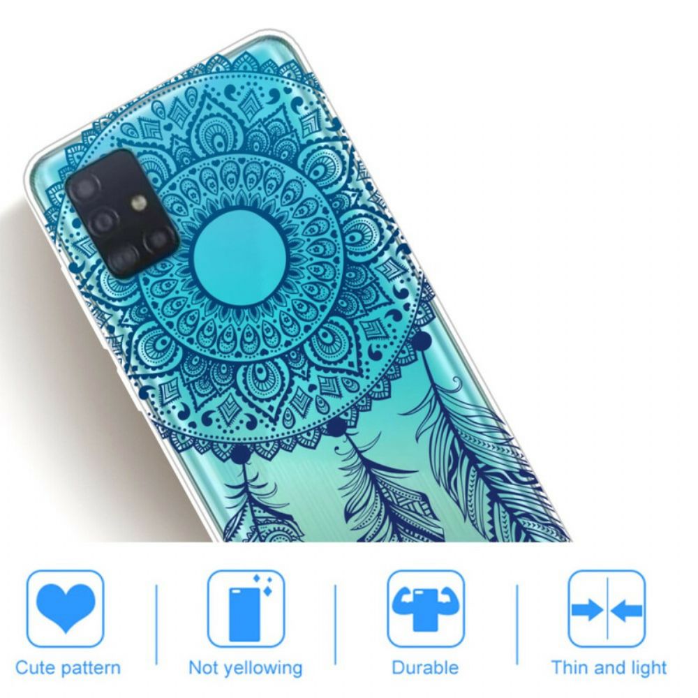 Handyhülle Für Samsung Galaxy A71 Einzelnes Blumen-mandala