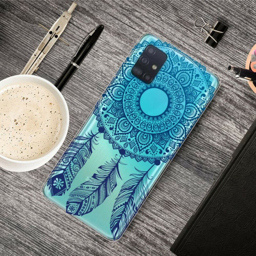 Handyhülle Für Samsung Galaxy A71 Einzelnes Blumen-mandala