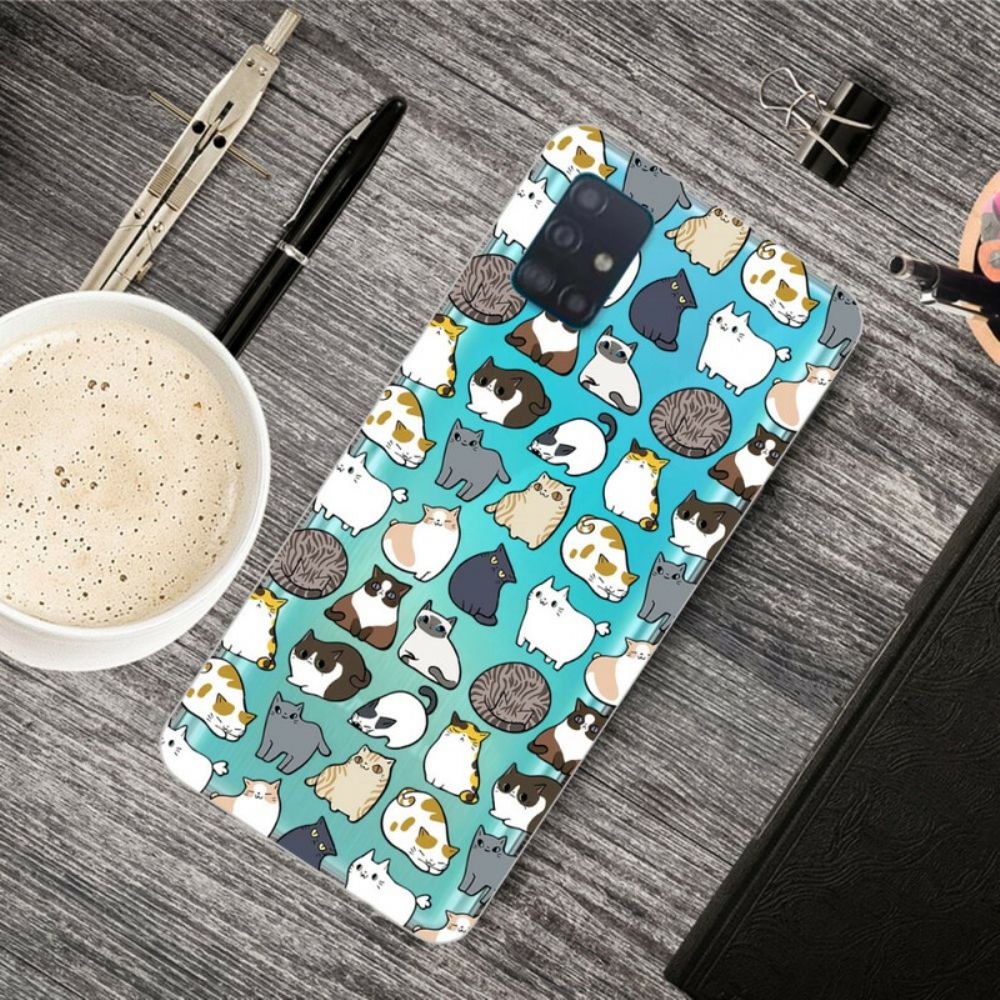 Hülle Für Samsung Galaxy A71 Top-katzen