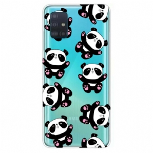 Hülle Für Samsung Galaxy A71 Top Pandas Spaß