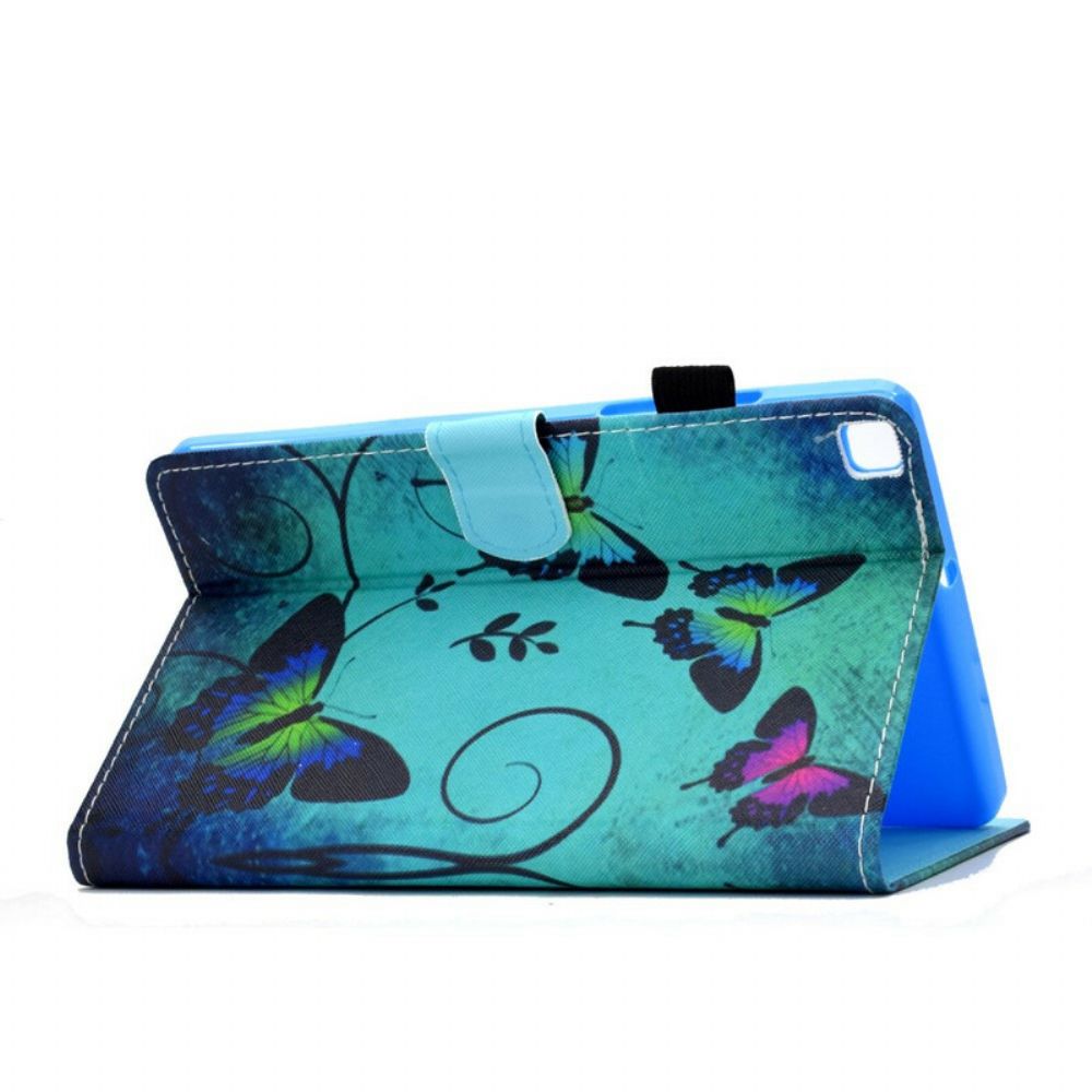 Flip Case Für Samsung Galaxy Tab A7 Lite Einzigartige Schmetterlinge