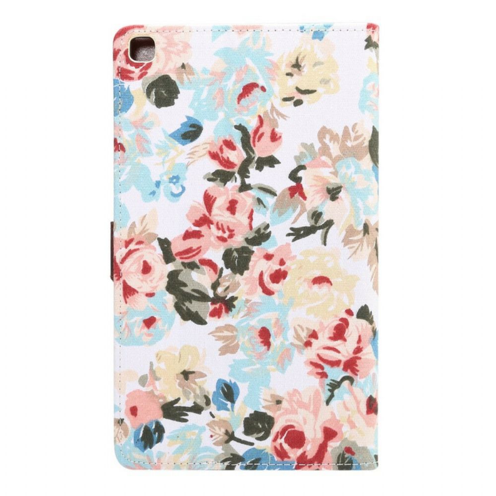 Flip Case Für Samsung Galaxy Tab A7 Lite Freiheitsblumen