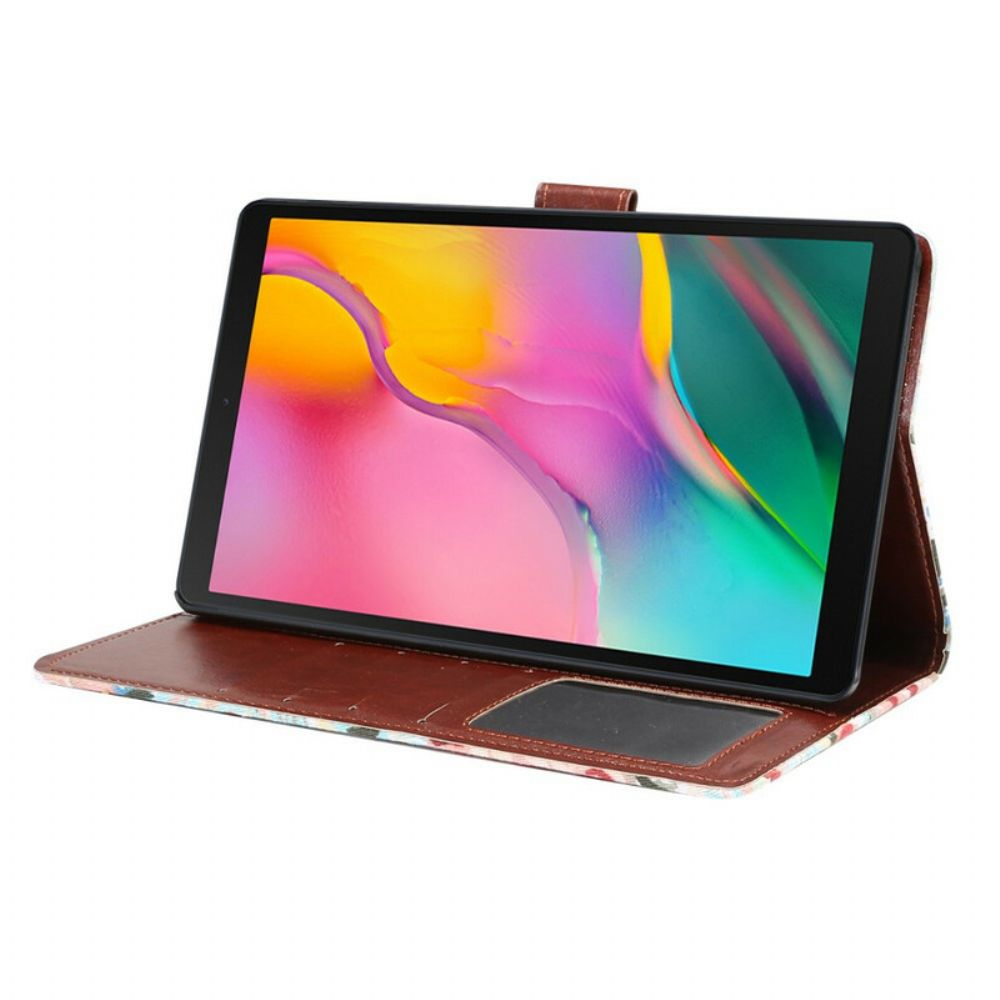 Flip Case Für Samsung Galaxy Tab A7 Lite Freiheitsblumen