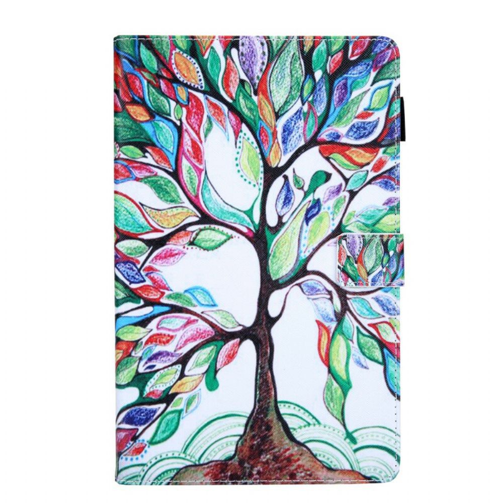 Flip Case Für Samsung Galaxy Tab A7 Lite Mehrfarbiger Baum
