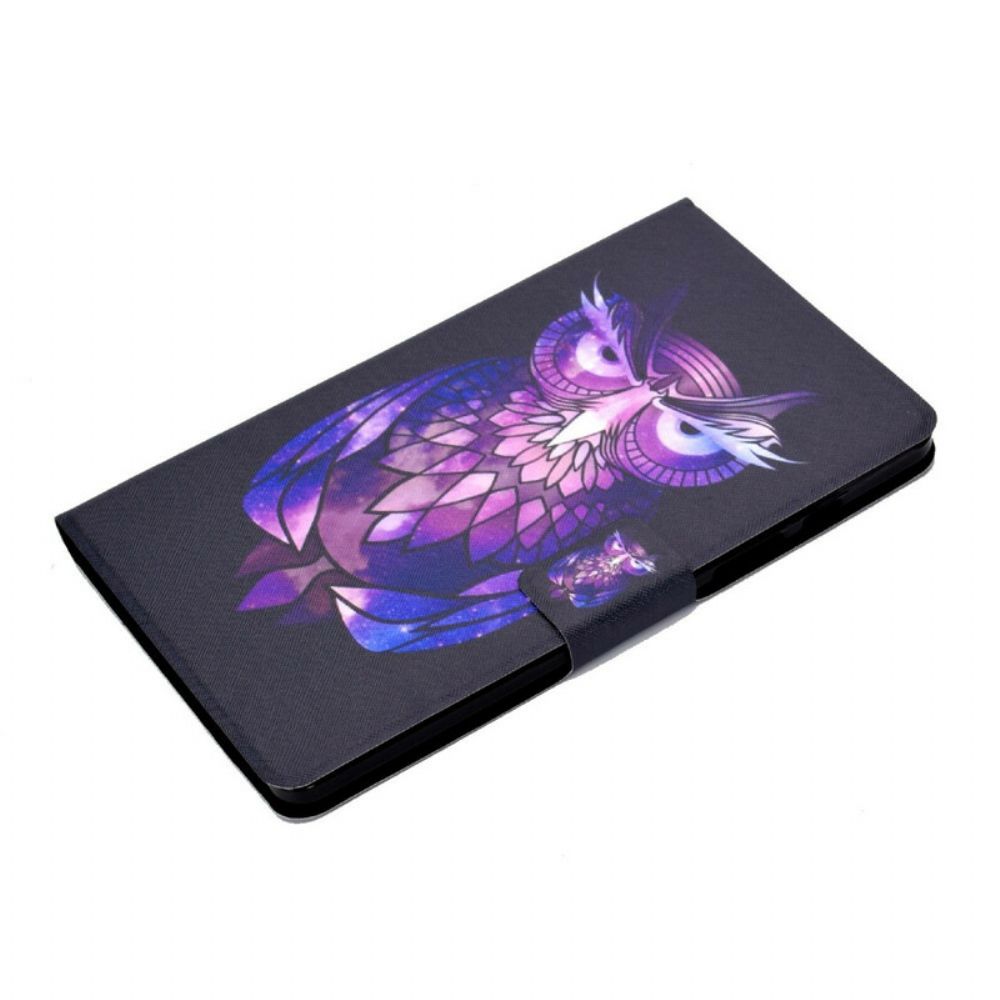 Flip Case Für Samsung Galaxy Tab A7 Lite Unangenehme Eule