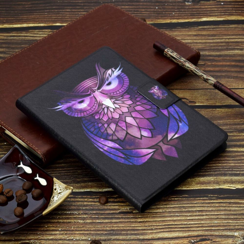 Flip Case Für Samsung Galaxy Tab A7 Lite Unangenehme Eule
