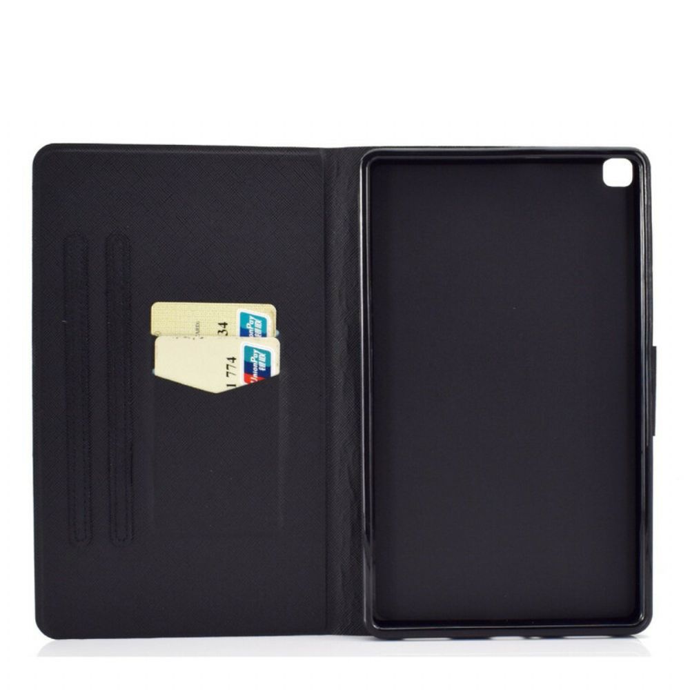Flip Case Für Samsung Galaxy Tab A7 Lite Unangenehme Eule
