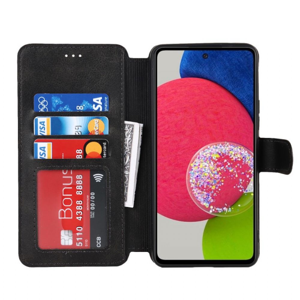 Flip Case Für Samsung Galaxy A53 5G Leder Im Retro-stil