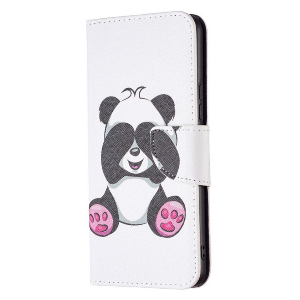 Flip Case Für Samsung Galaxy A53 5G Panda-spaß