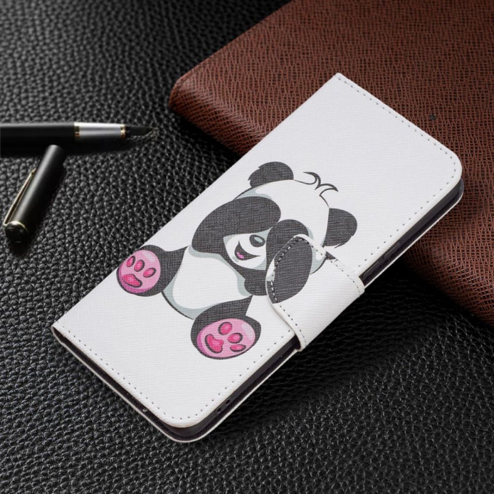 Flip Case Für Samsung Galaxy A53 5G Panda-spaß