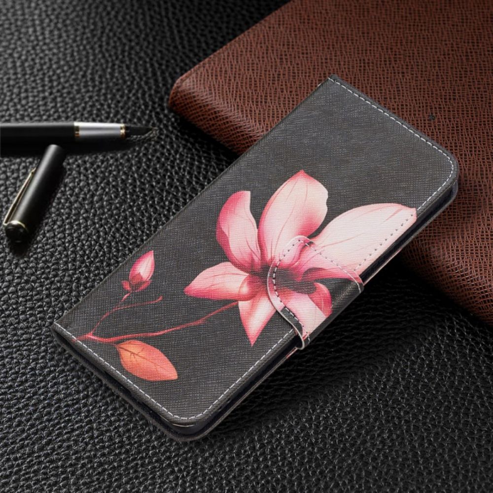 Flip Case Für Samsung Galaxy A53 5G Rosa Blume