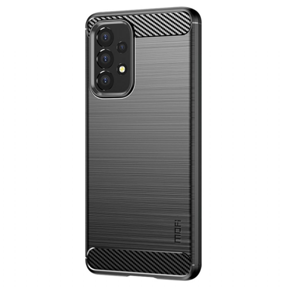 Hülle Für Samsung Galaxy A53 5G Mofi Gebürstete Kohlefaser