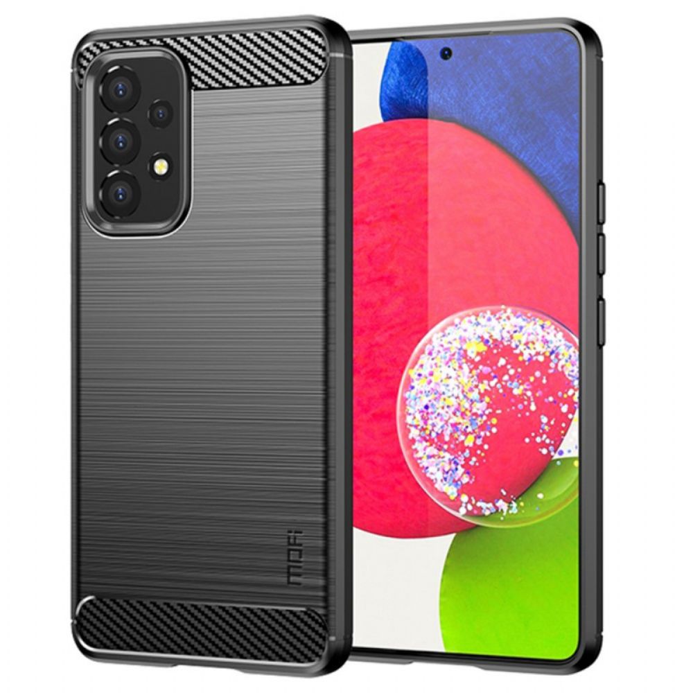 Hülle Für Samsung Galaxy A53 5G Mofi Gebürstete Kohlefaser