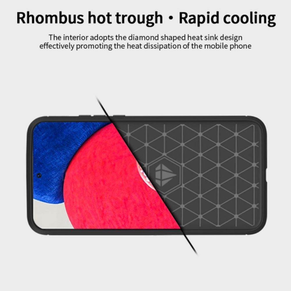 Hülle Für Samsung Galaxy A53 5G Mofi Gebürstete Kohlefaser