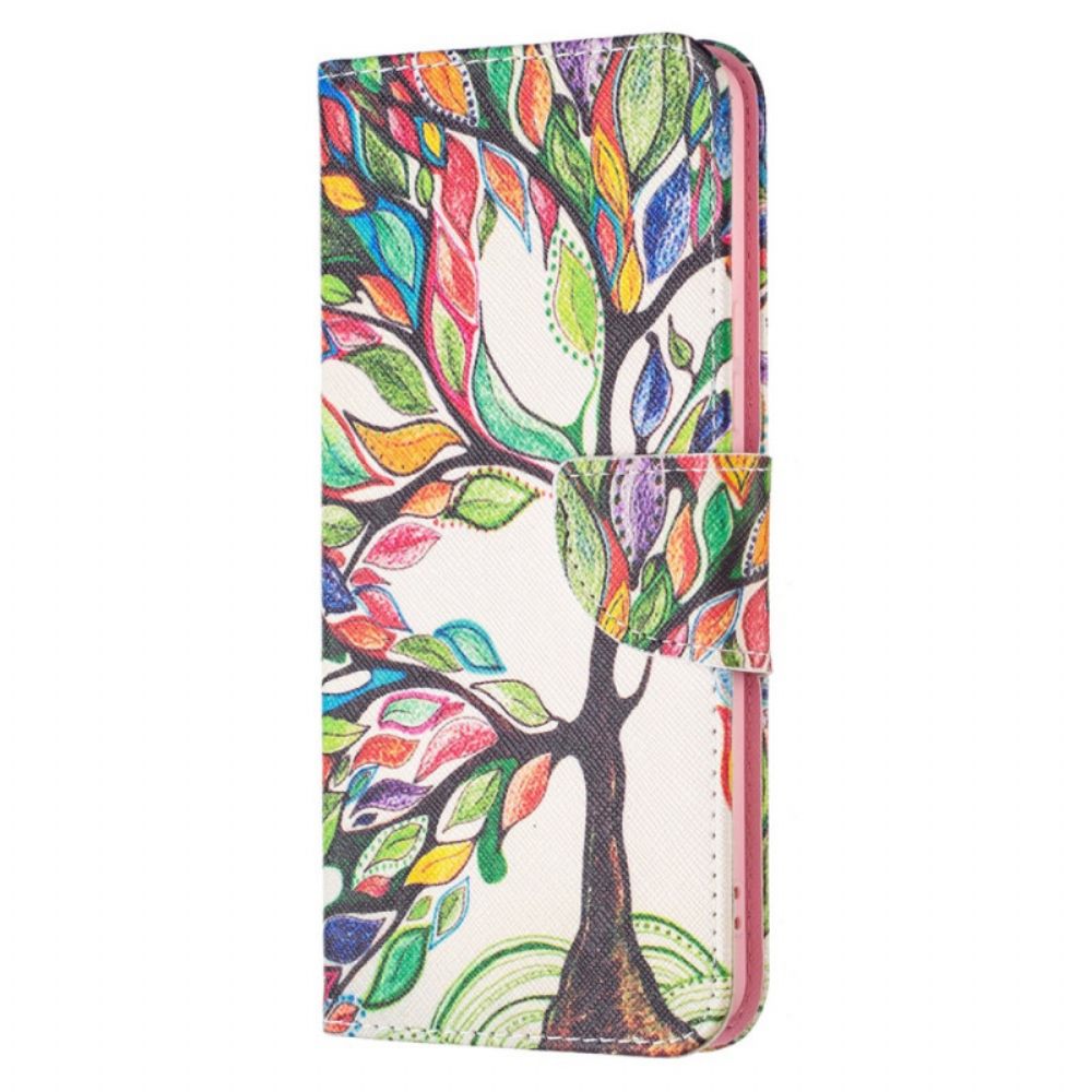 Lederhüllen Für Samsung Galaxy A53 5G Baum
