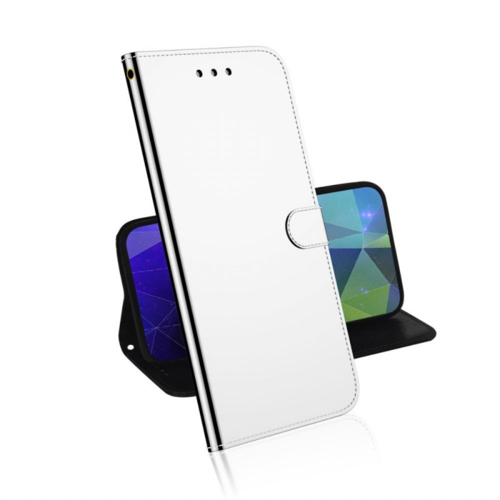 Lederhüllen Für Samsung Galaxy A53 5G Spiegel Mit Kunstlederbezug