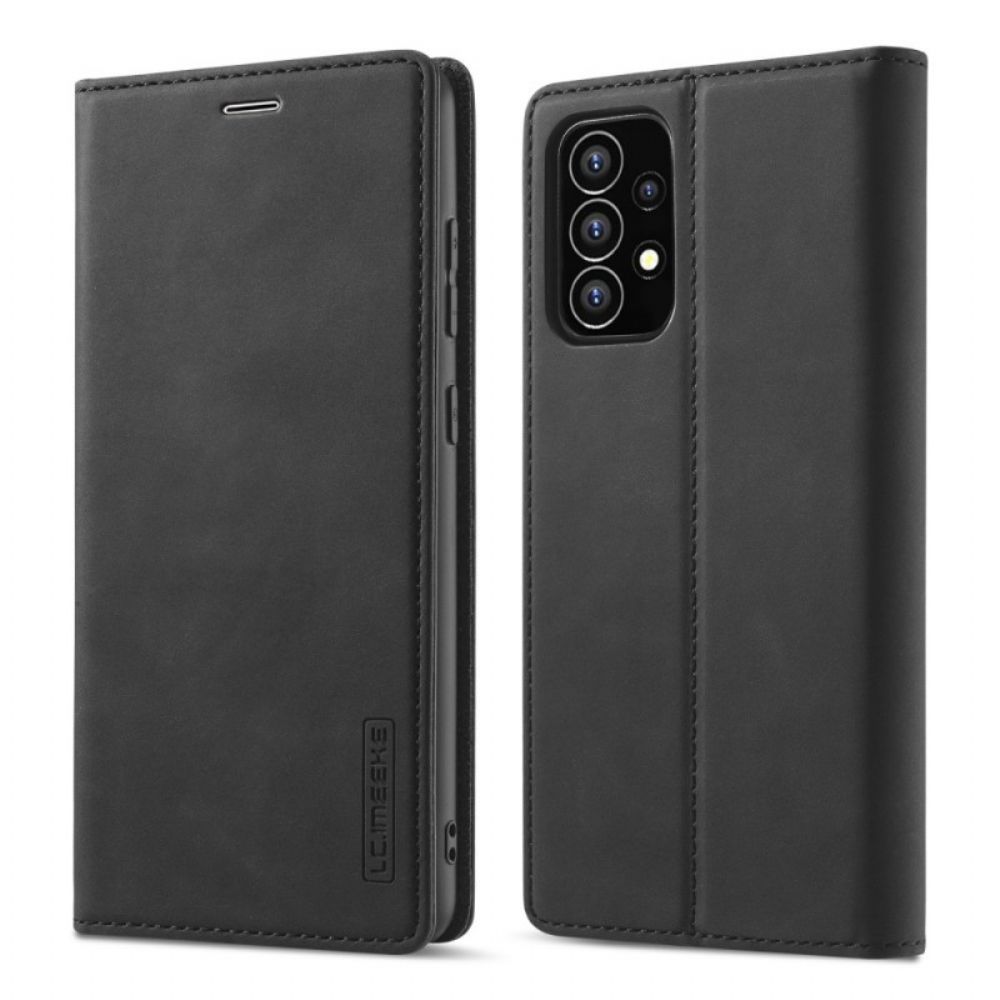 Schutzhülle Für Samsung Galaxy A53 5G Flip Case Lc.imeeke Ledereffekt