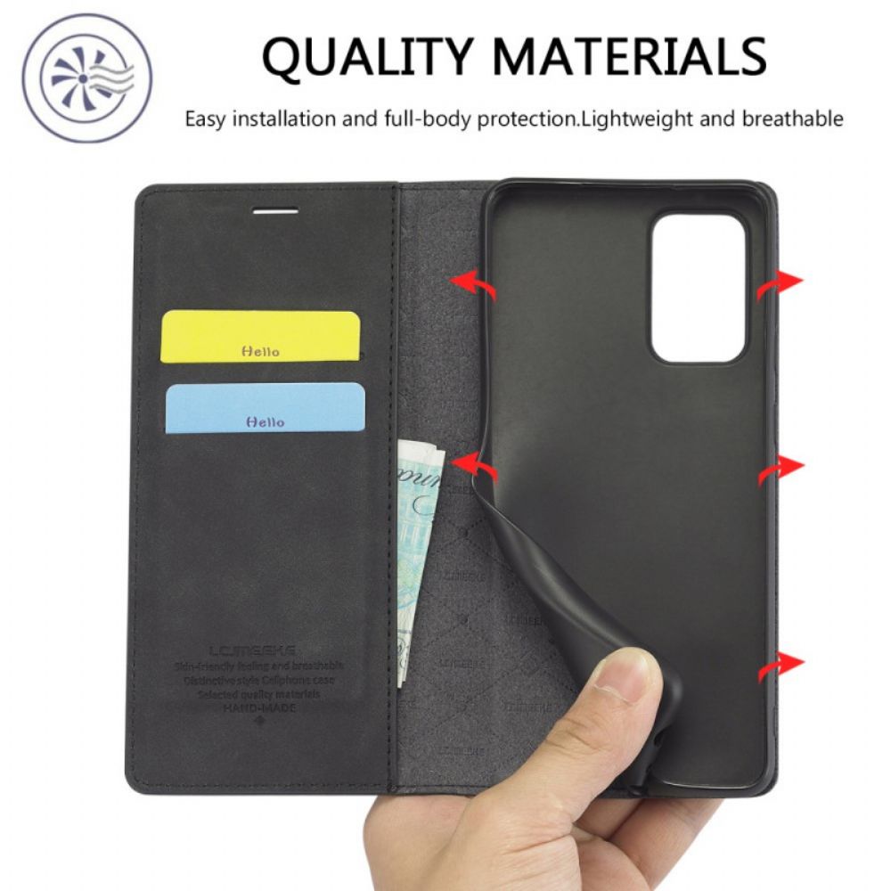 Schutzhülle Für Samsung Galaxy A53 5G Flip Case Lc.imeeke Ledereffekt